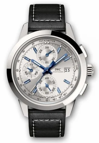 IWC Ingenieur Chronograph Custom Stainless Steel / Silver-Blue/ Calf IW3808-AO (IW3808AO)